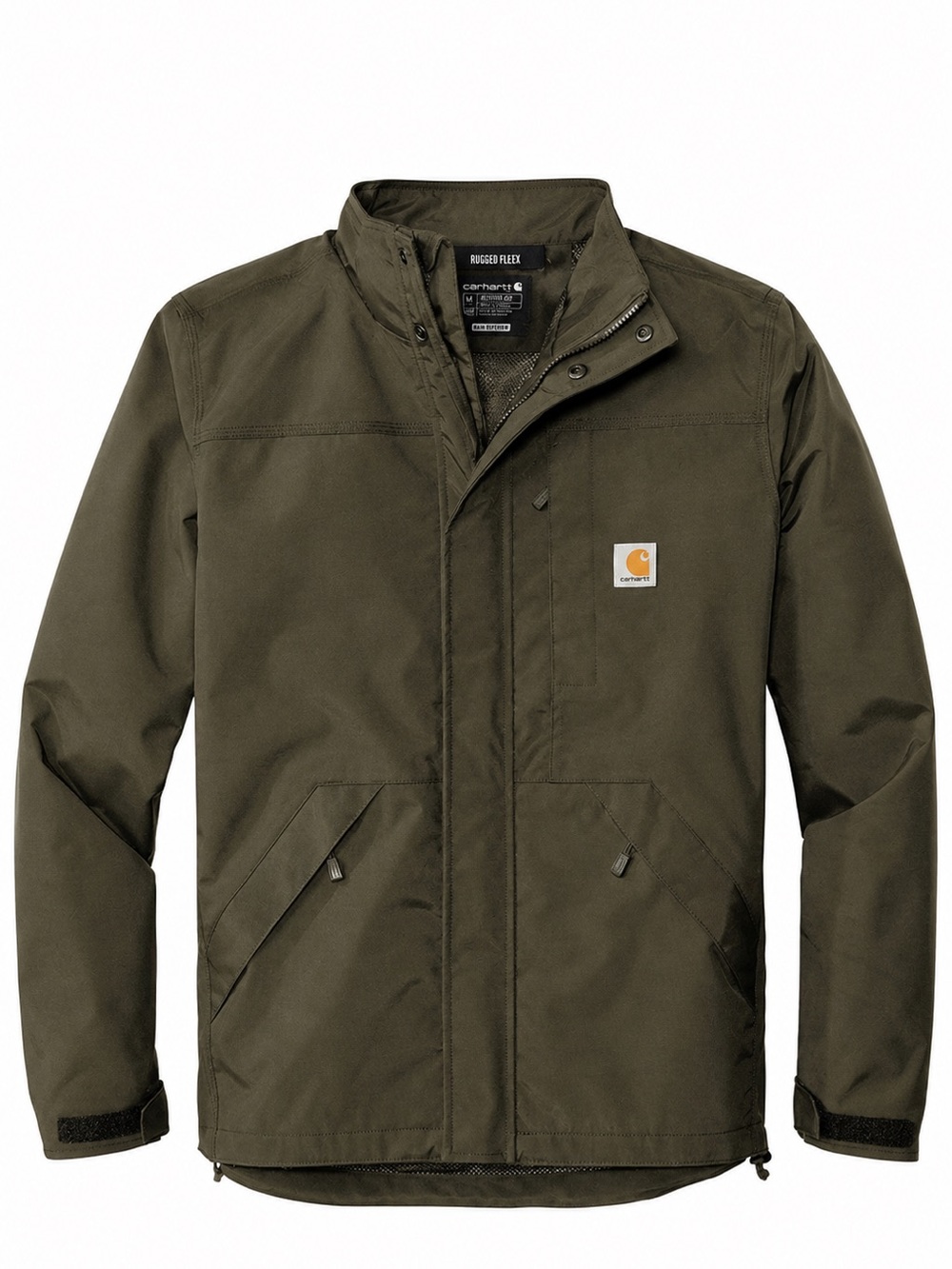 Carhartt Storm Defender Loose Fit Shoreline Jacket Olive Men’s Medium No Hood